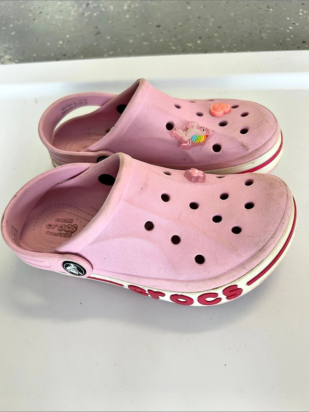 Crocs Kids' Crocband Clog Pink with Charms
